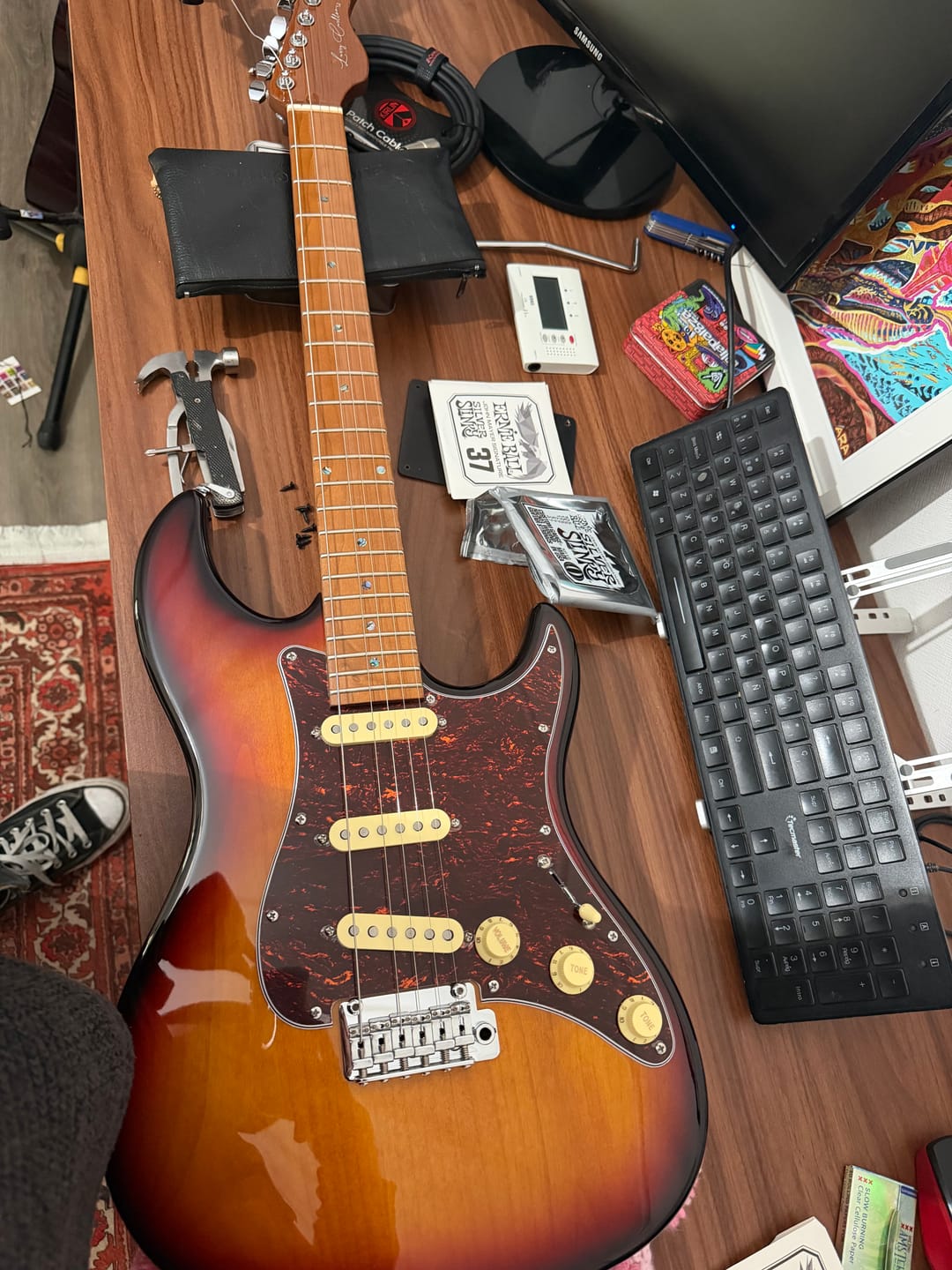 Customer photo review of Sire S7 Vintage 3-Tone Sunburst - Guitarra Eléctrica