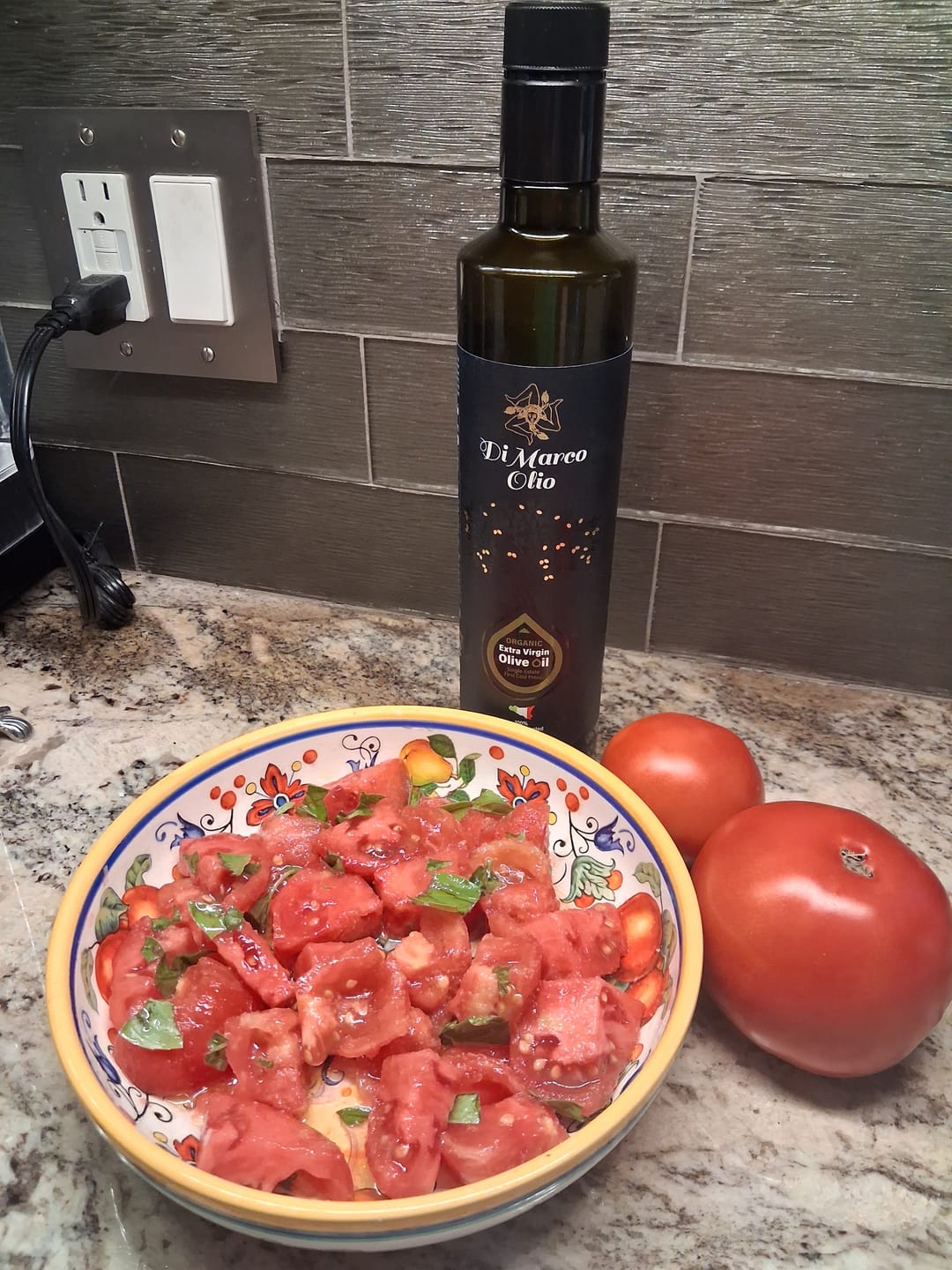 Customer photo review of Di Marco Olio Sicilian Olive Oil