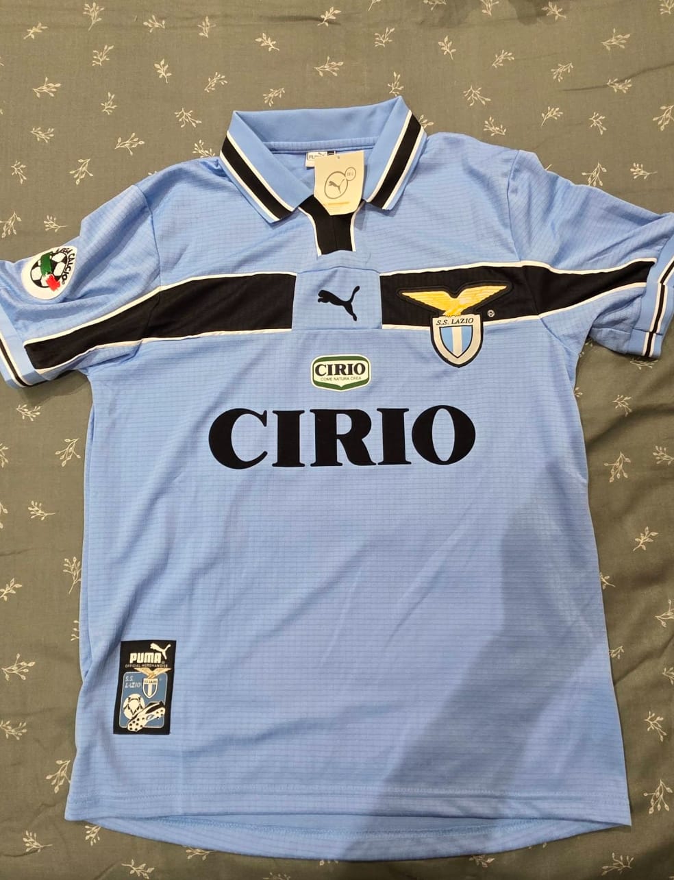 Customer photo review of Lazio retro home jersey 1998 1999