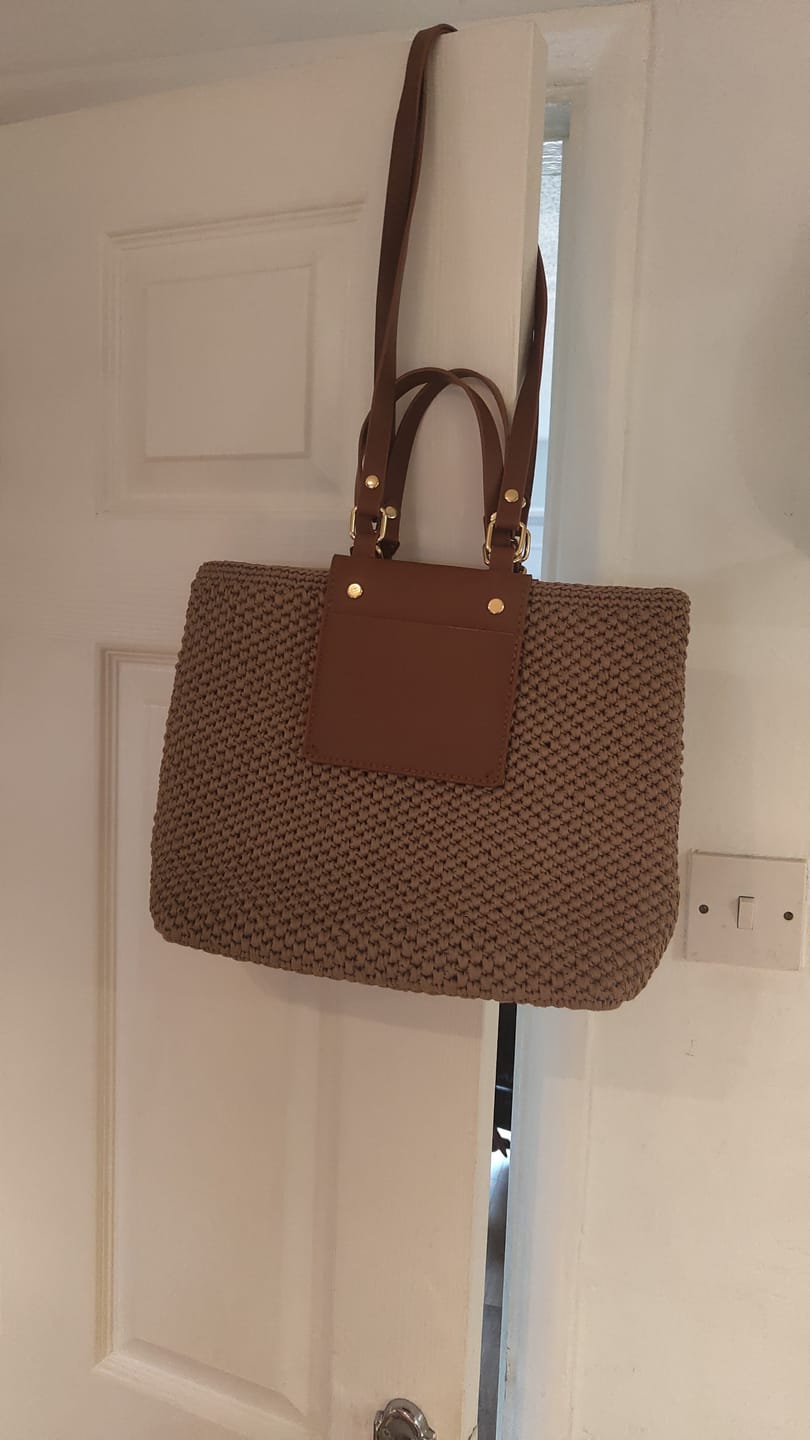Customer photo review of Urban classic Tote Crochet Kit