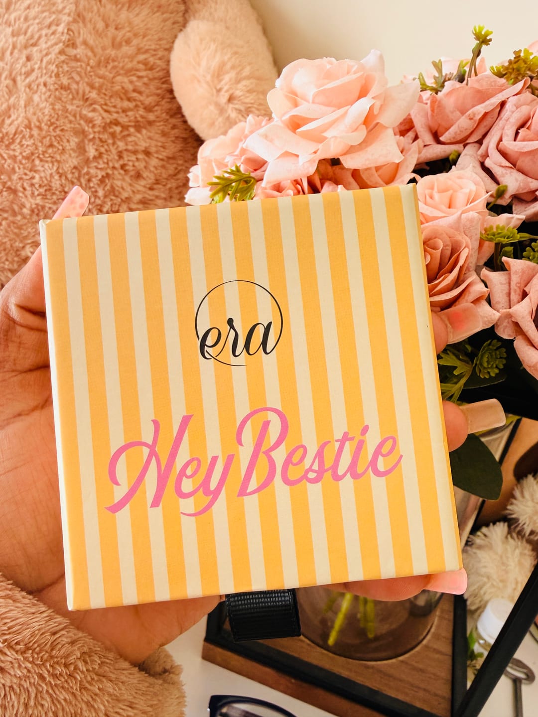 Customer photo review of Mini Era Logo Studs