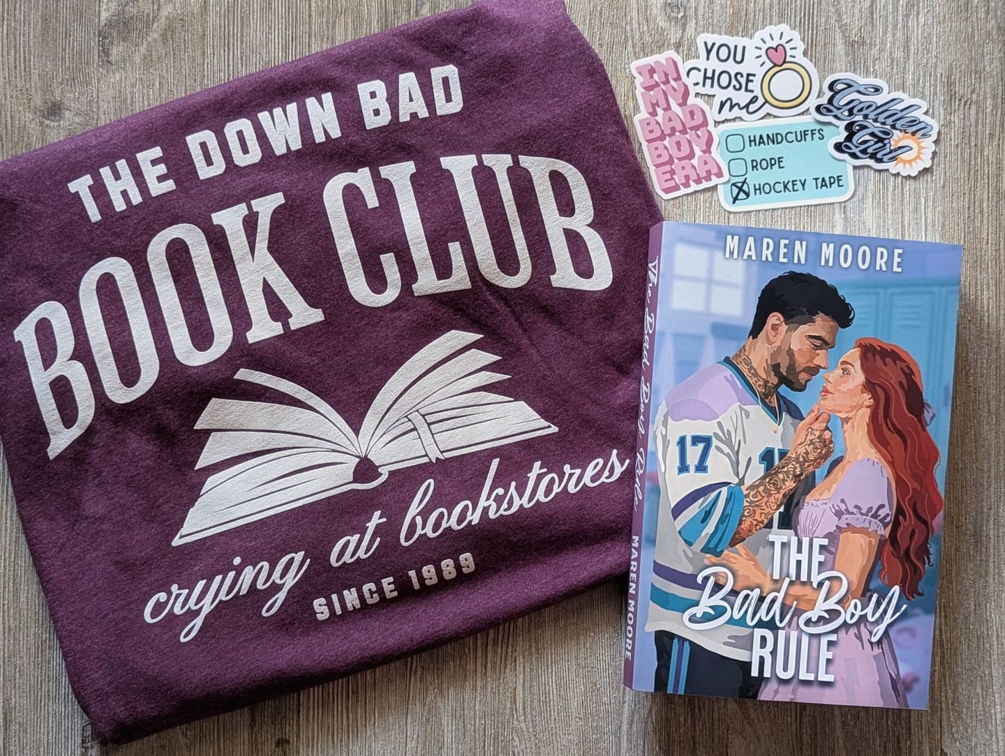Customer photo review of smut slut book club subscription