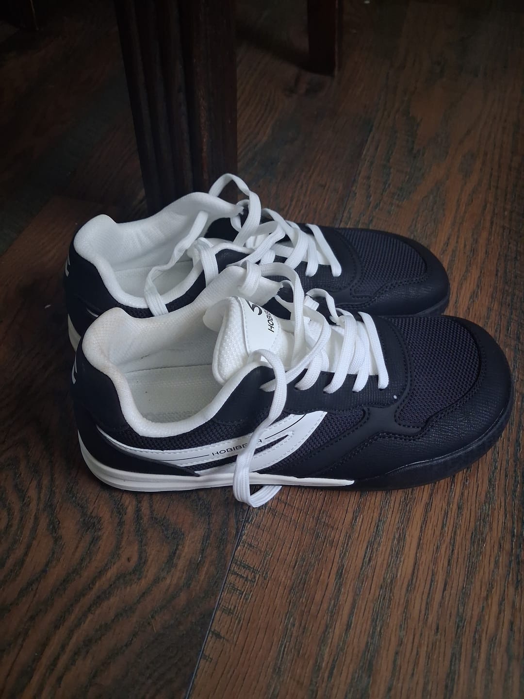 Customer photo review of Heather - Wide Toe Sneakers