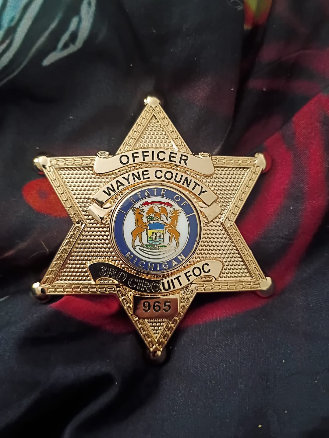 Customer photo review of Customizable Badge BA27
