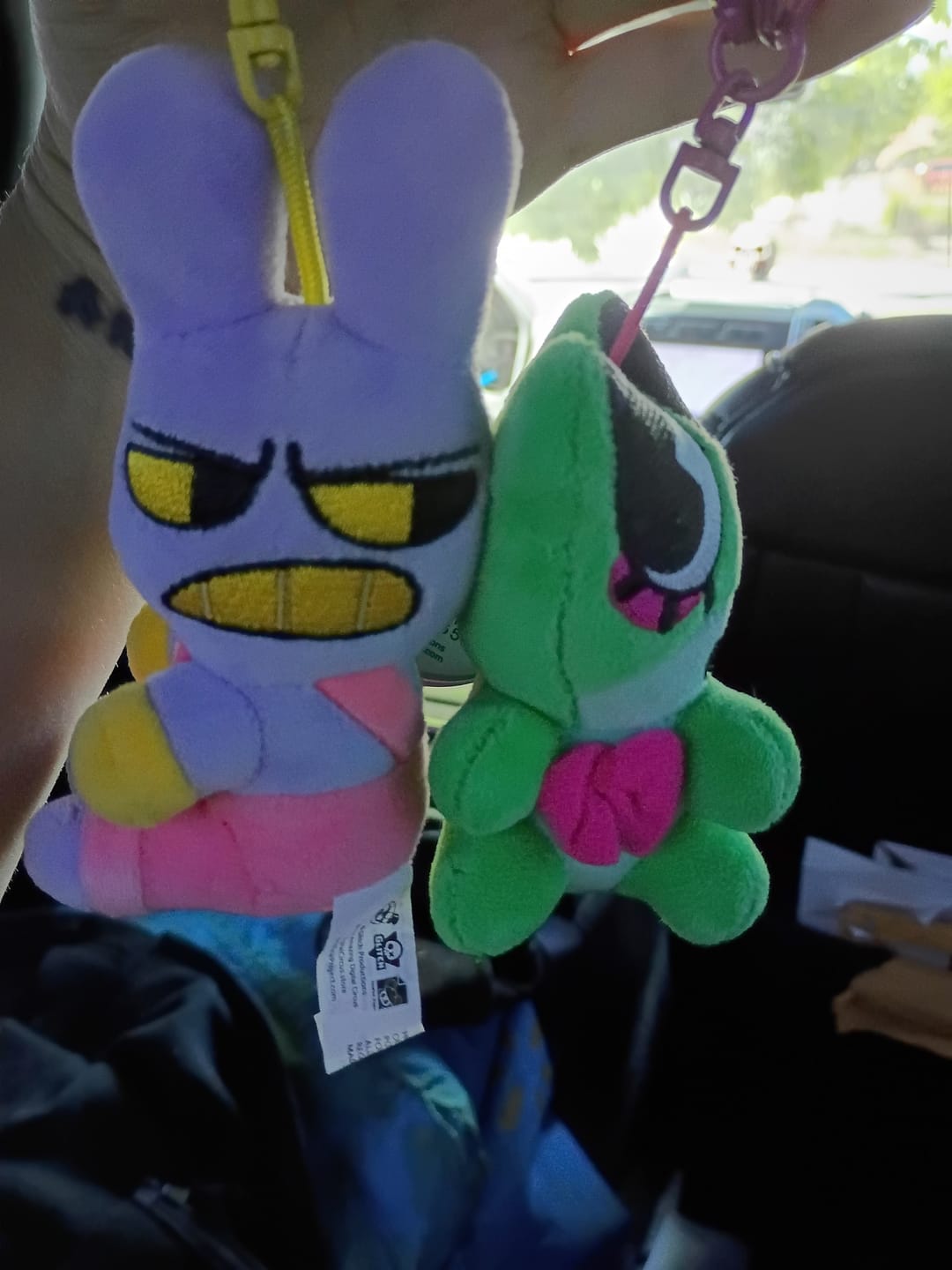 Customer photo review of Jax & Ribbit Magnetic Plush Keychains