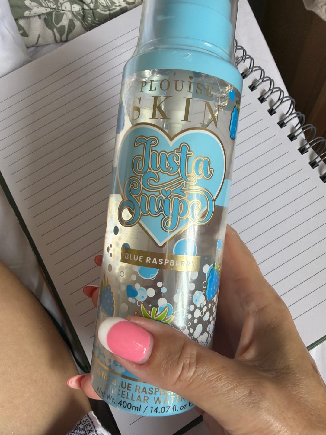 Revue photo des clients de l'eau micellaire Just A Swipe