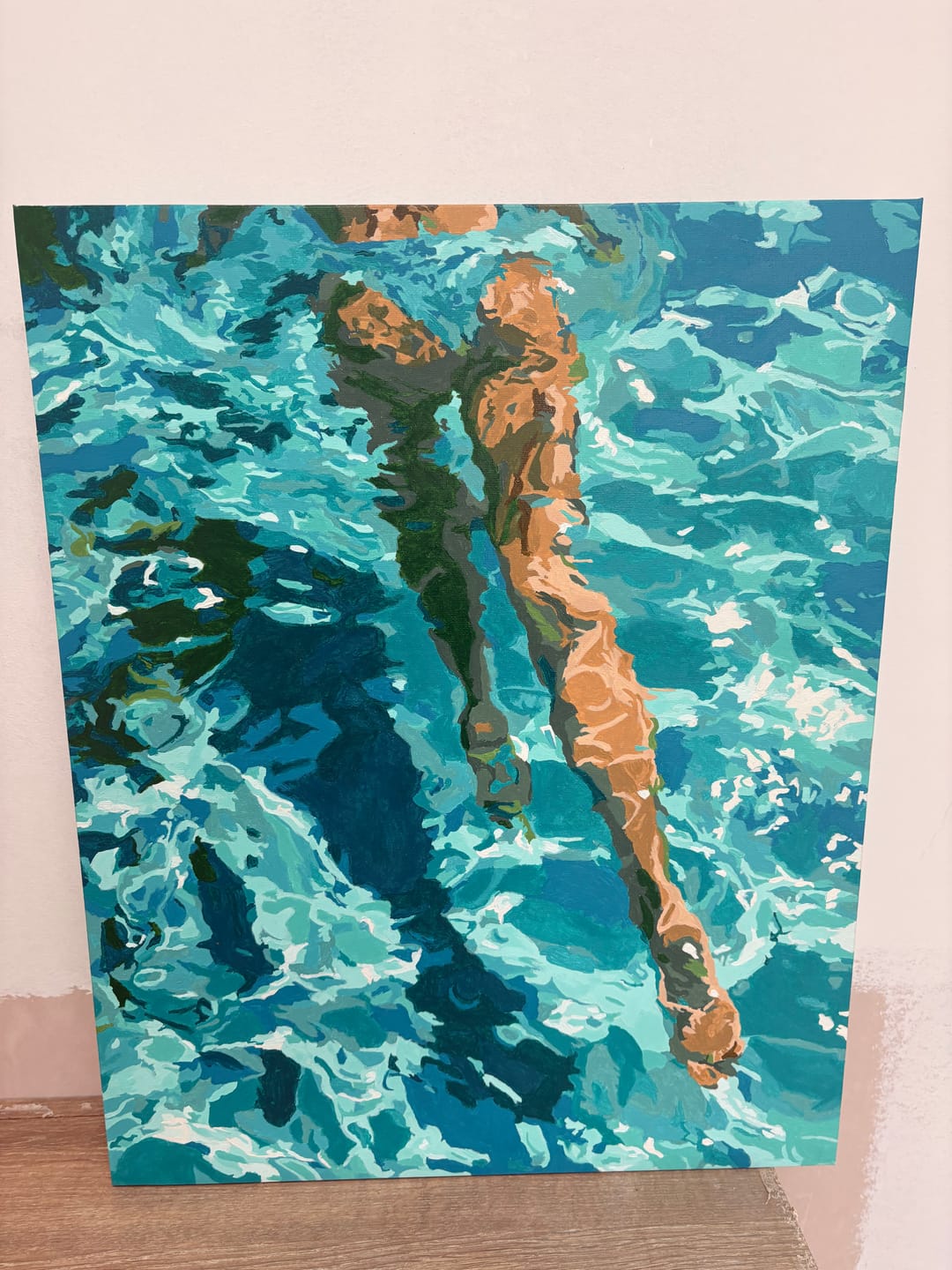 Customer photo review of Dive In | Paint by Number