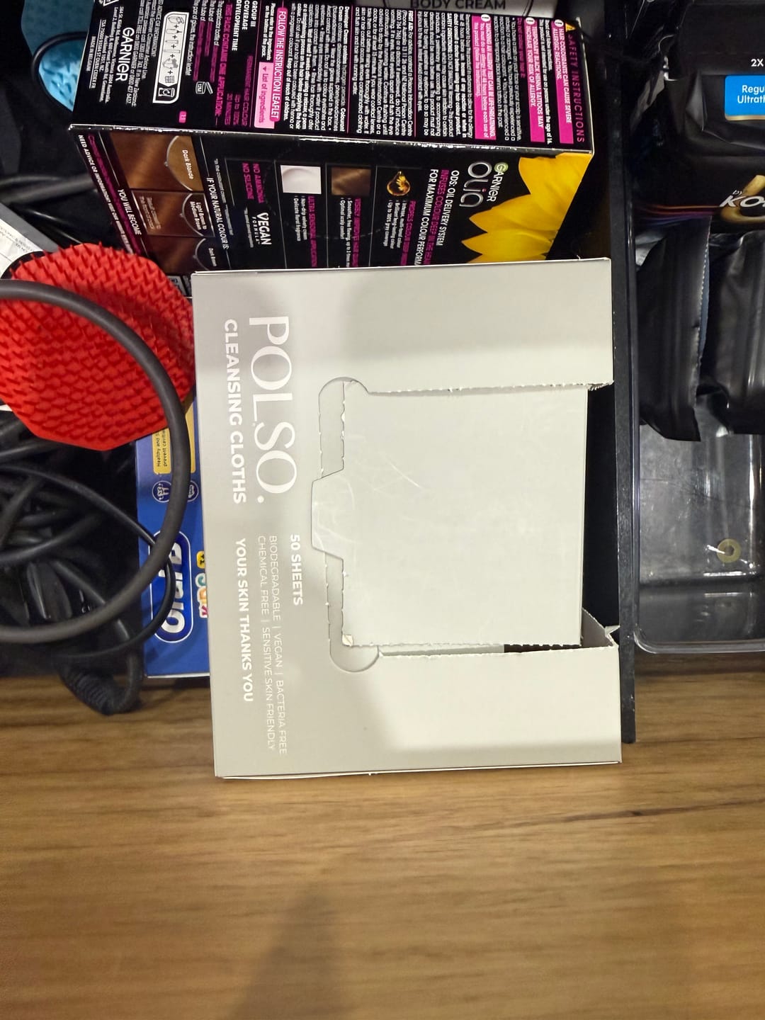 Customer photo review of Cleansing Cloths