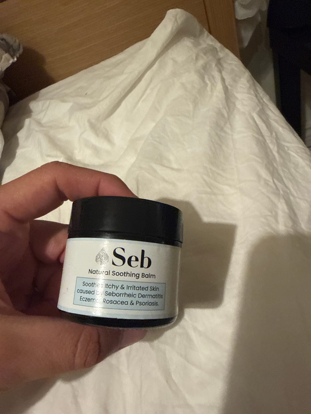Customer photo review of Seb Natural Soothing Balm