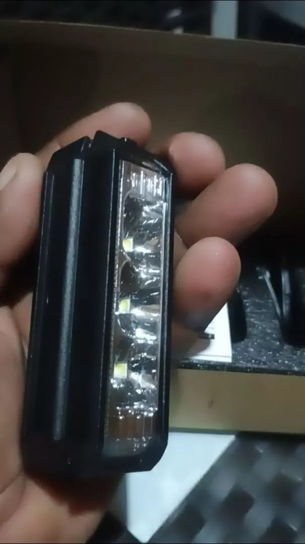 Customer photo review of Super bright 180° bicycle light with integrated battery – Luminor