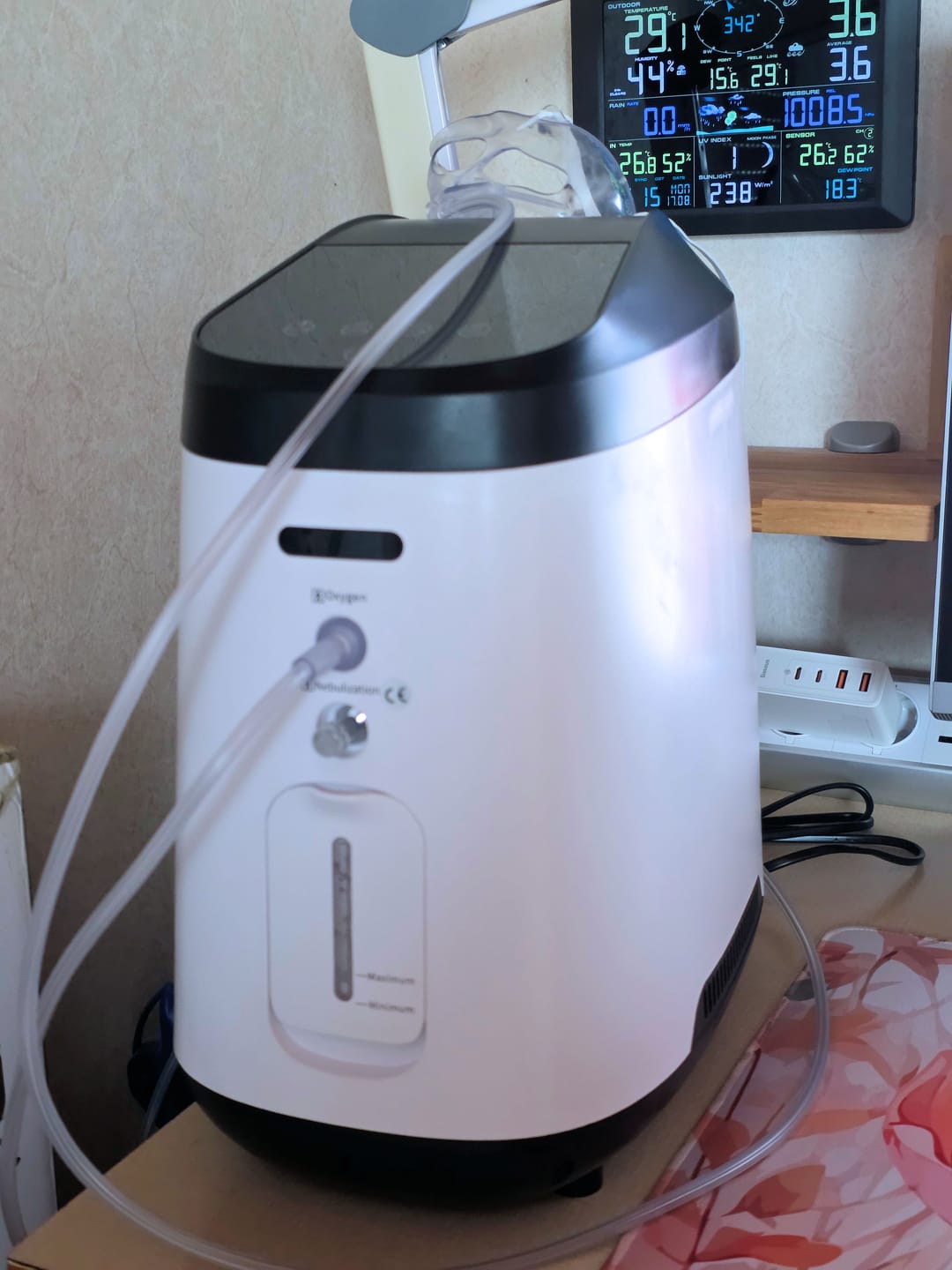 Customer photo review of VARON VH-2 PRO Sauerstoffgerät für Zuhause | Kontinuierlicher Fluss, CE-geprüft (1-9 Stufen)