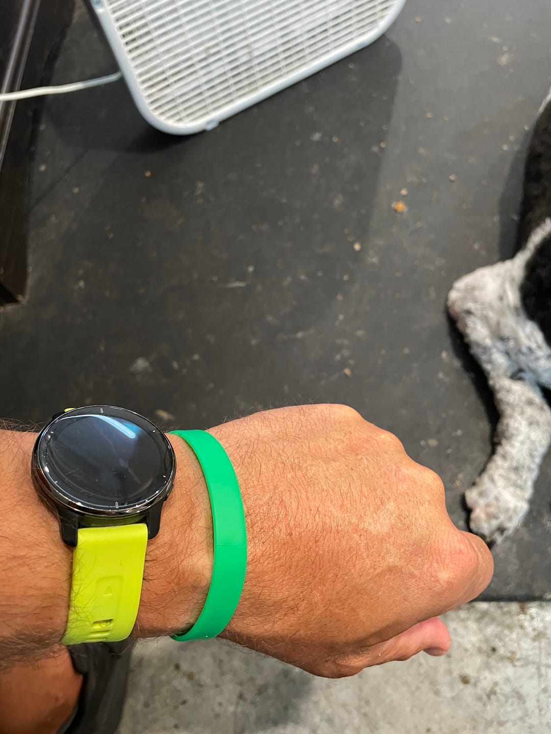 Customer photo review of Garmin Silicone QuickFit Band - Durable, Stylish, Comfortable