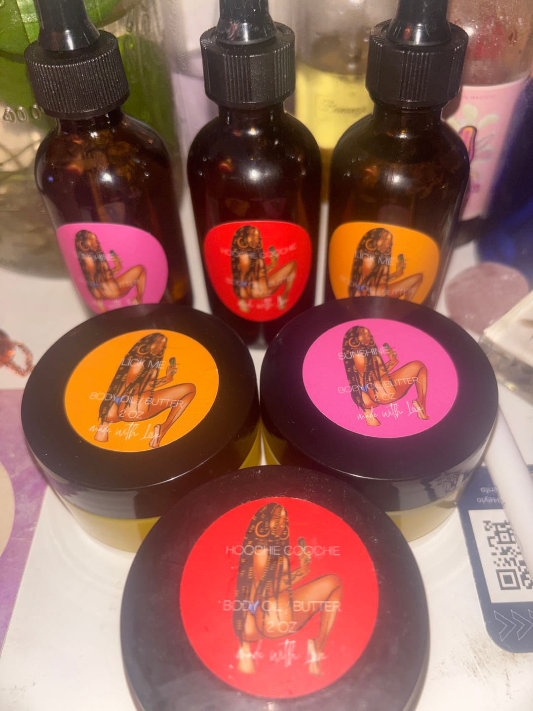 Customer photo review of HOOCHIE SAMPLER  SET ❤️