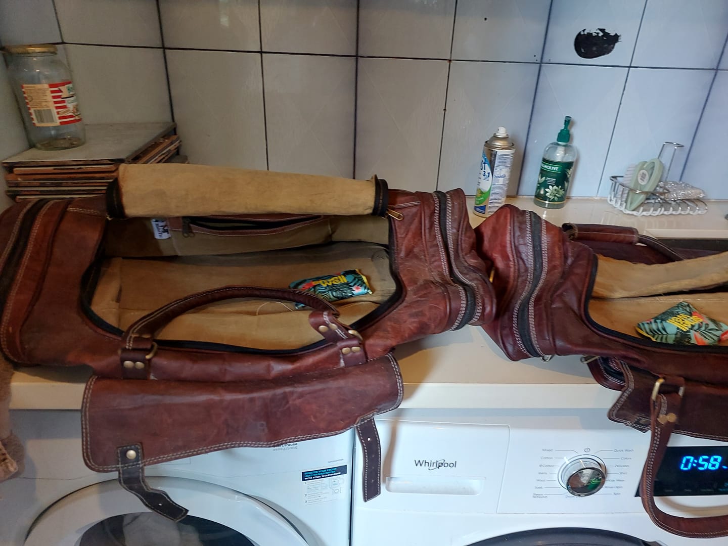 Customer photo review of BOGO: Traveler Weekender Duffle Bag + FREE Toiletry Bag
