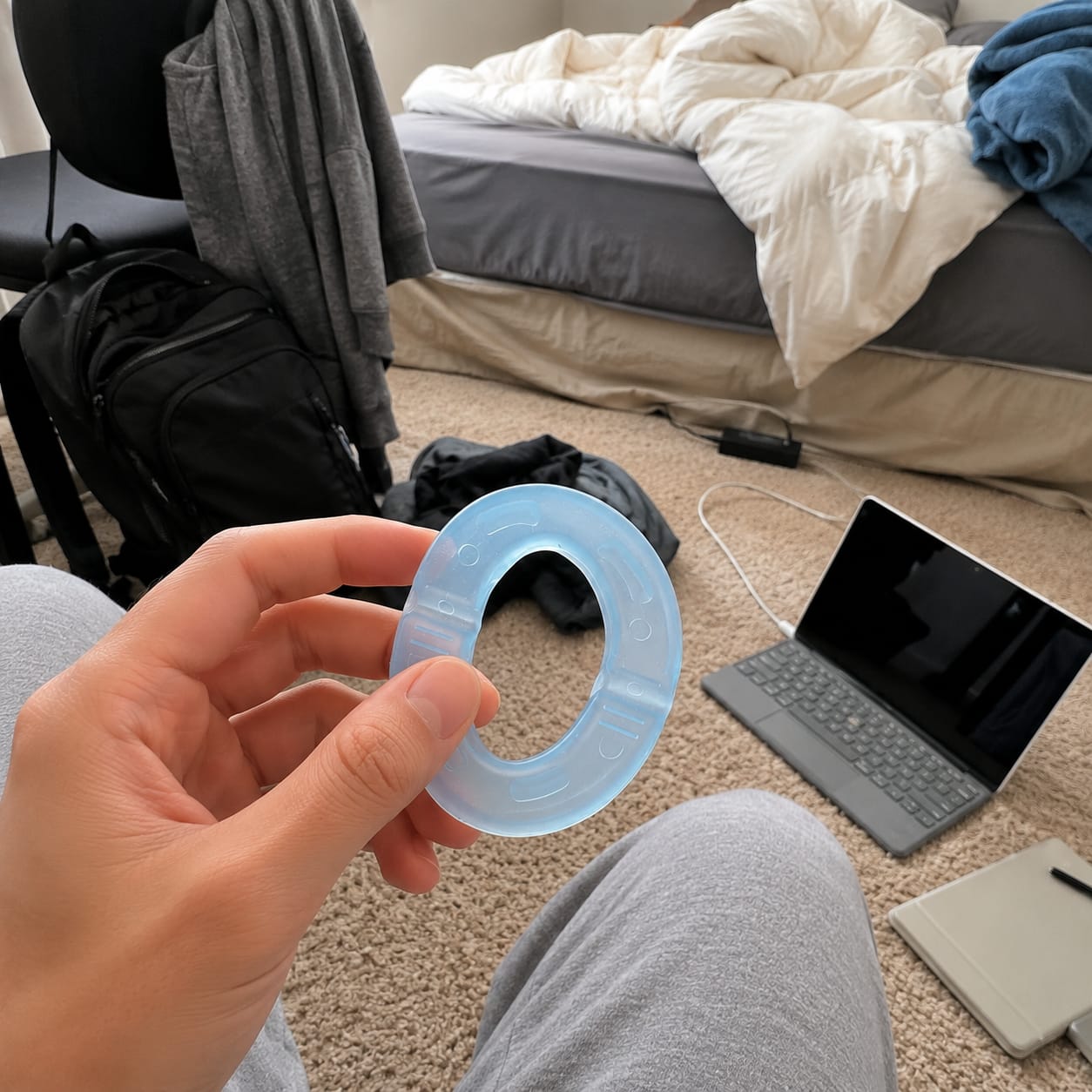 Customer photo review of GlowStep - Silent Anti-Snoring Mouth Guard™