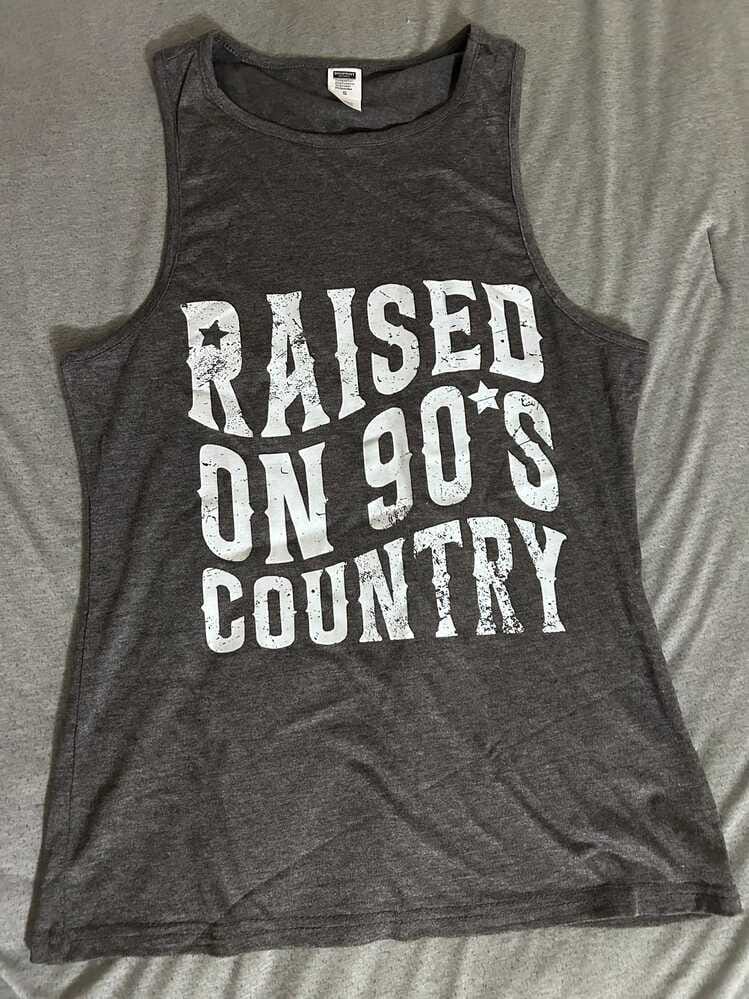 Customer photo review of Women's Free Bird Eagle Retro Graphic Racerback Tank Top, 180G Vest Casual Summer Top, Classic Rock Lyric Tees, Vacation Outfits Women, Summer Clothes