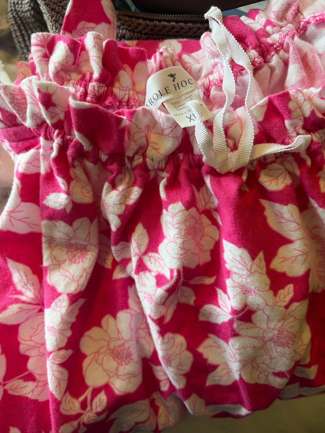 Customer photo review of Raspberry Rose Cotton Long Chemise