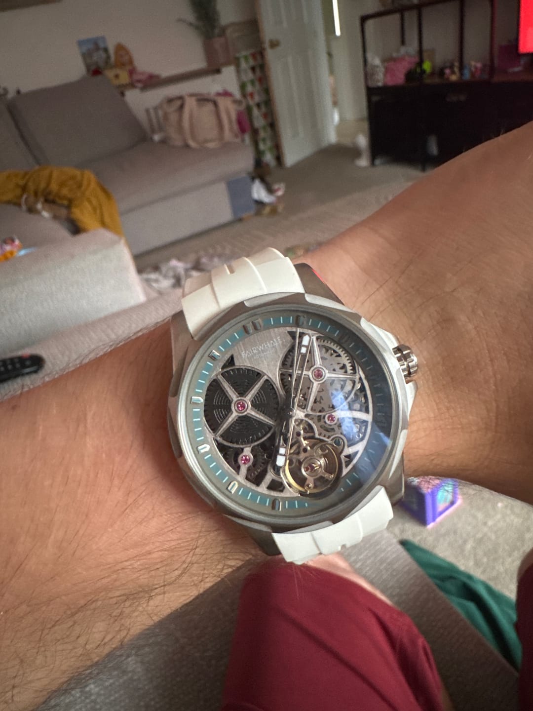 Customer photo review of Mark Fairwhale FW-6030 AEROVEX - Men’s Flying Tourbillon Luxury Watch