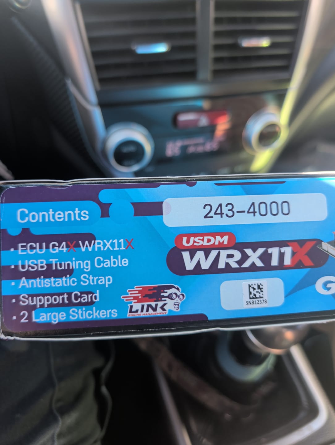 Customer photo review of Link G4X Plugin ECU WRX V11 EJ20/EJ25 Turbo - SKU 238-4000