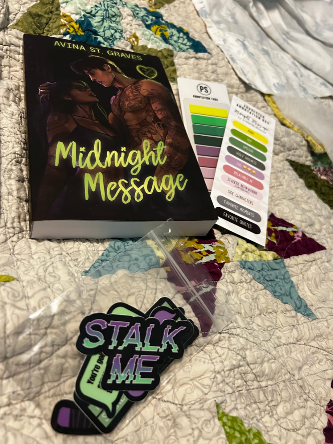 Customer photo review of smut slut book club subscription