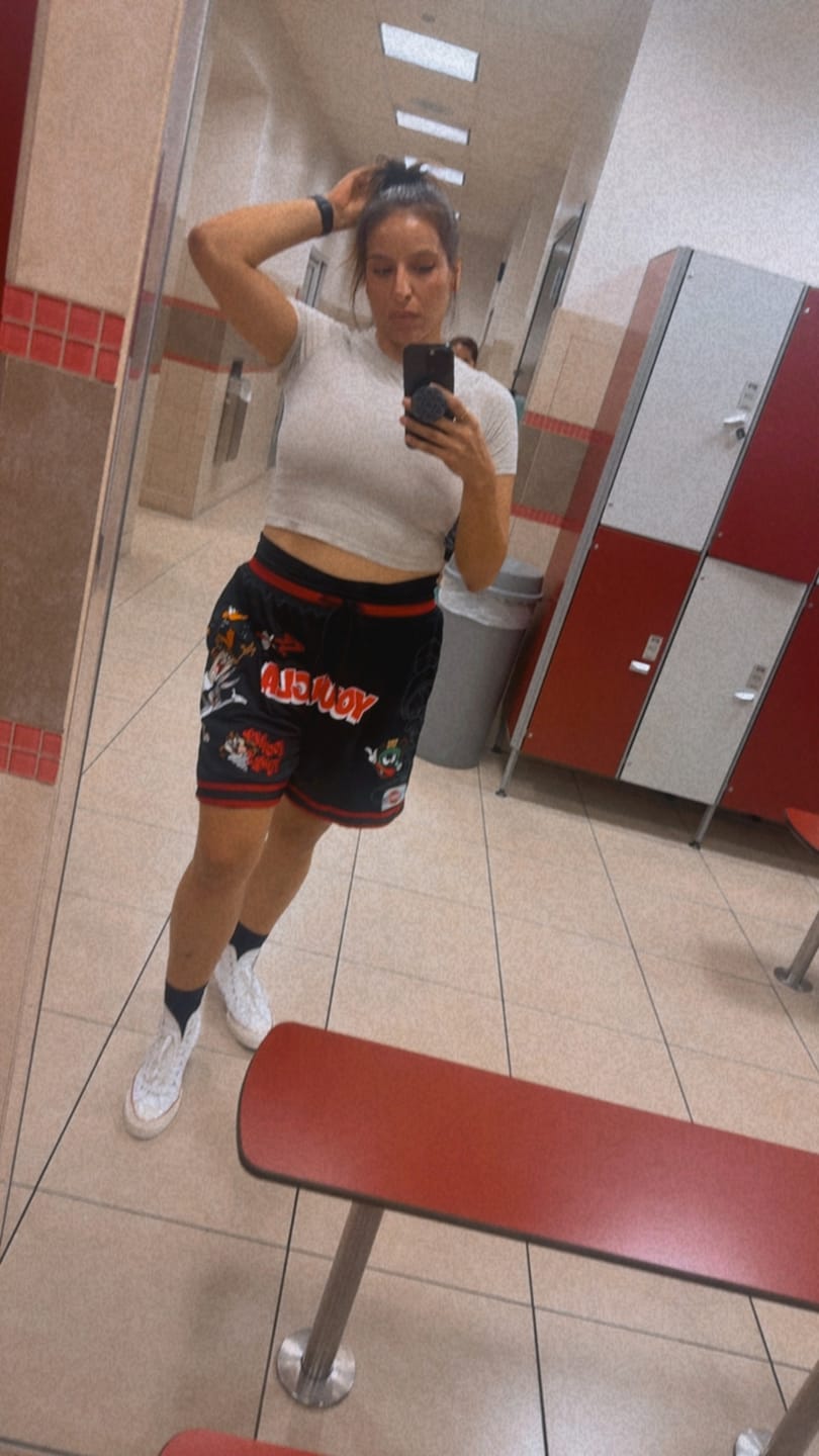 Customer photo review of 1071 - Looney Tunes Embroidered Patch Shorts