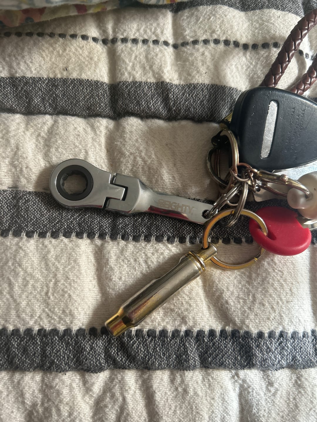 Customer photo review of 80Eighty® 10mm Wrench Keychain