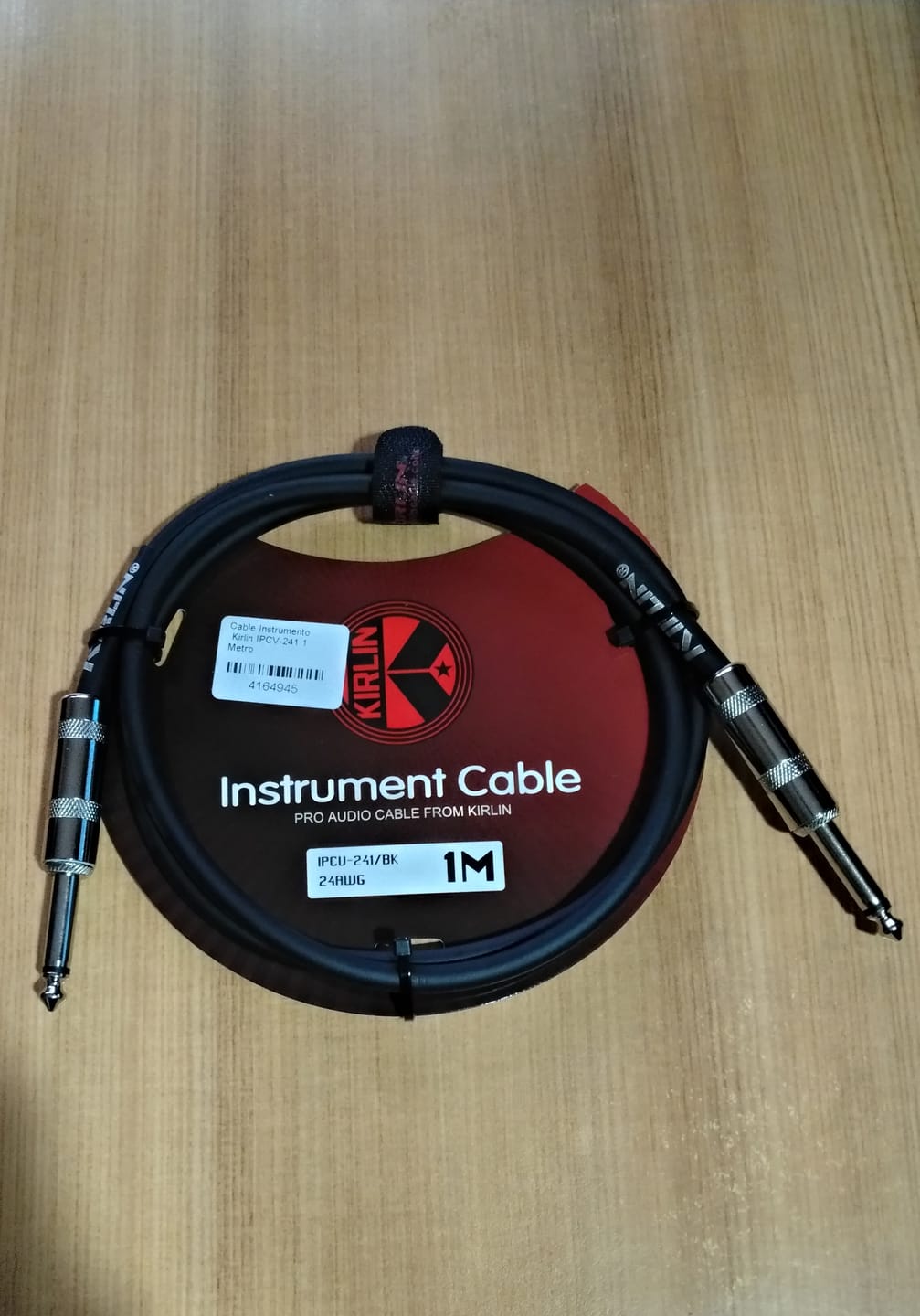 Customer photo review of Cable Instrumento Kirlin IPCV241 1 Metro