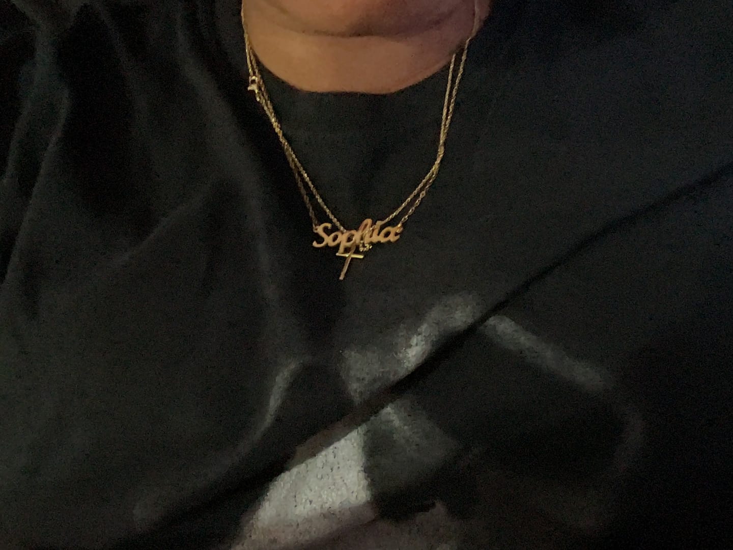 Customer photo review of Custom Name Necklace