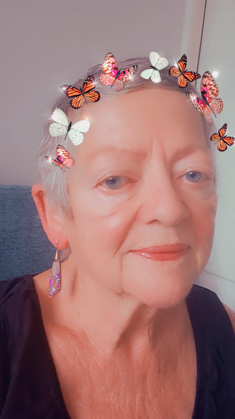 Customer photo review of Buddha Stones Natural Emperor Stone Geometric Crystal Anti-Stress Earrings