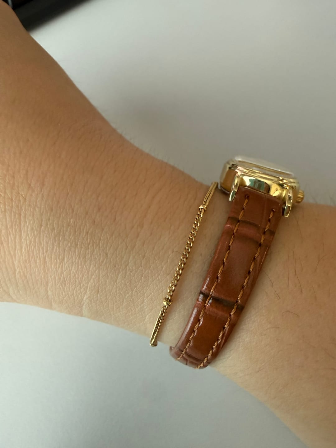 Customer photo review of Single Beaded Bracelet