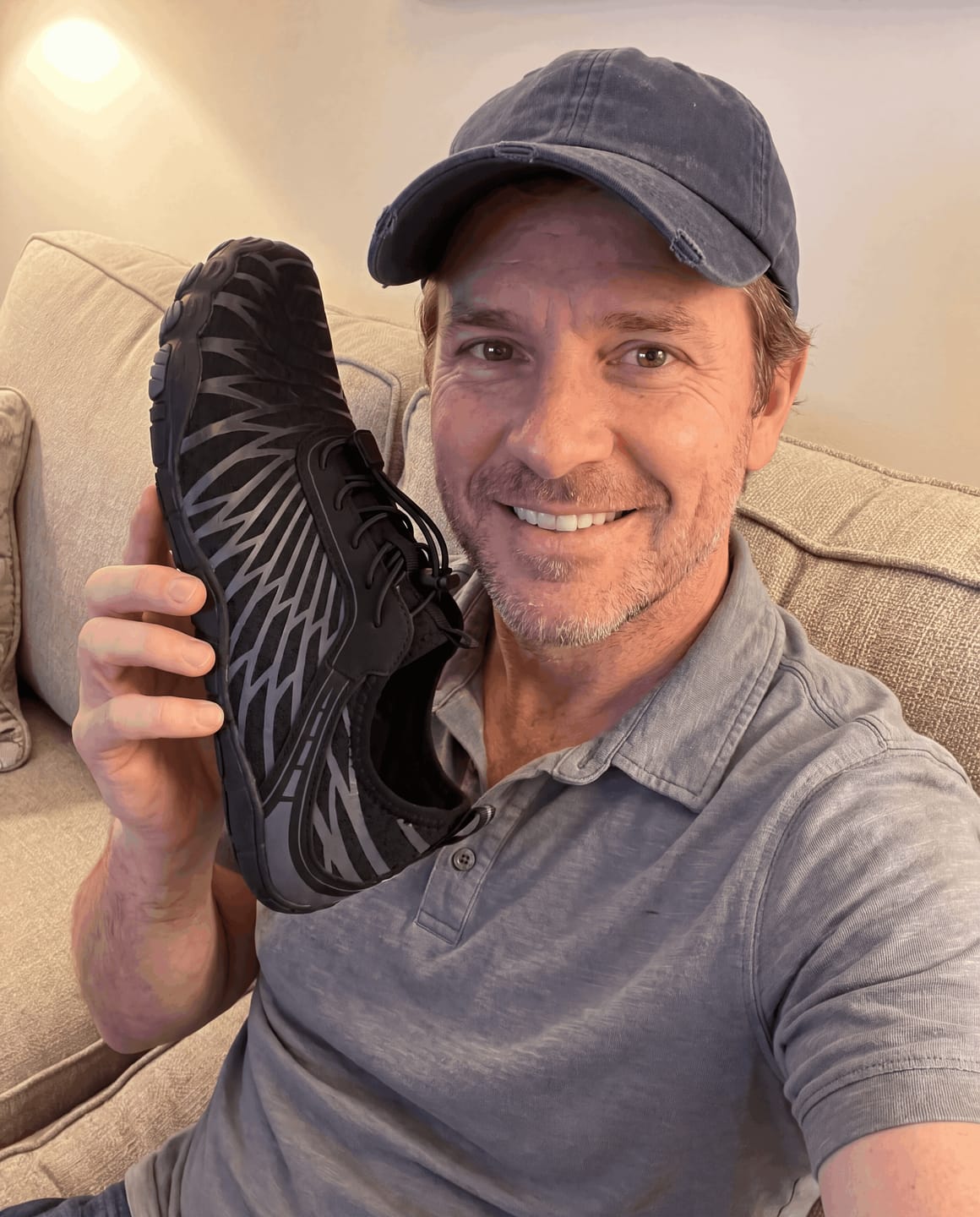 Customer photo review of Grounding Barefoot Shoes with Copper Conductive Sole