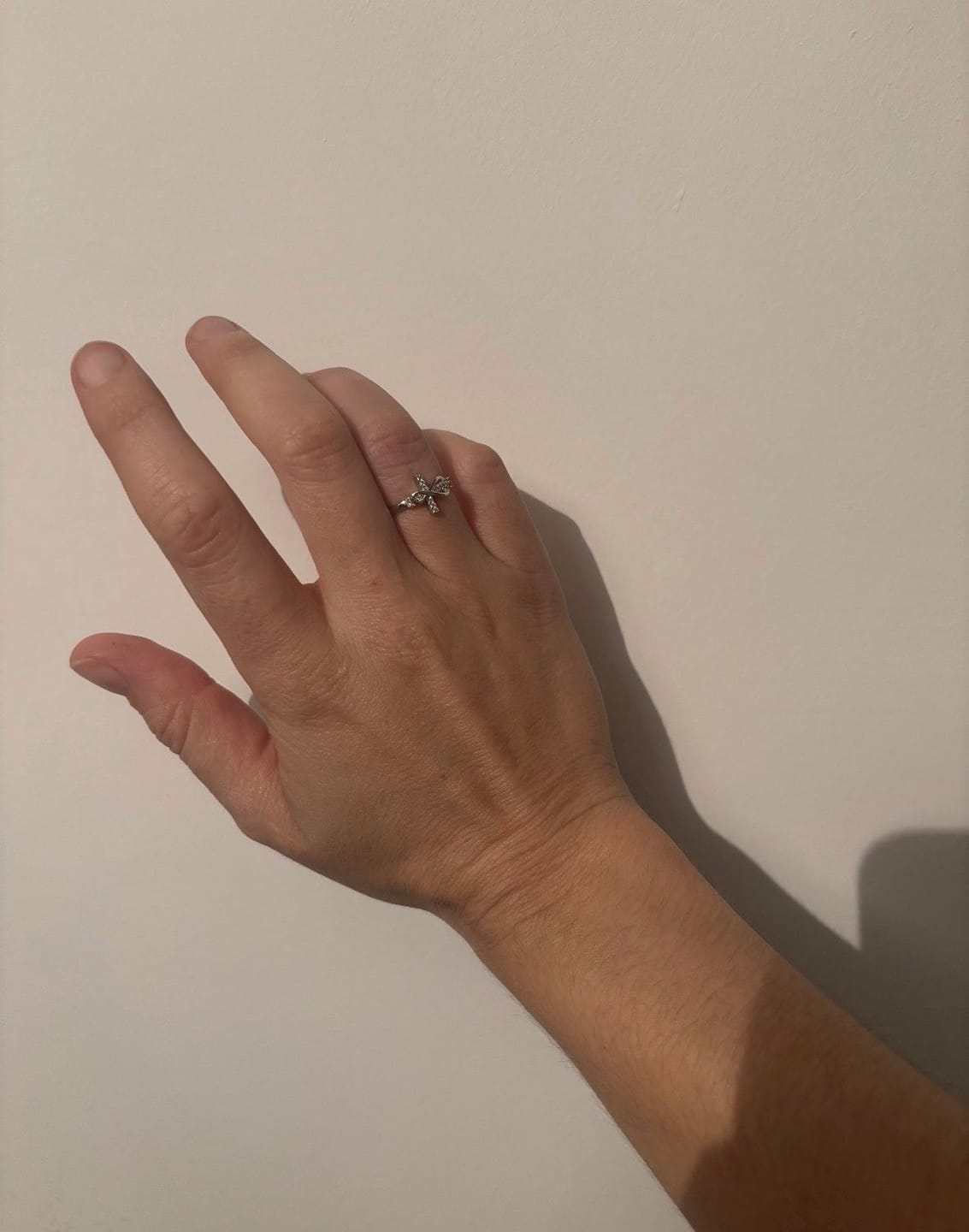 Customer photo review of Bague Croix infini Salomé - Argent