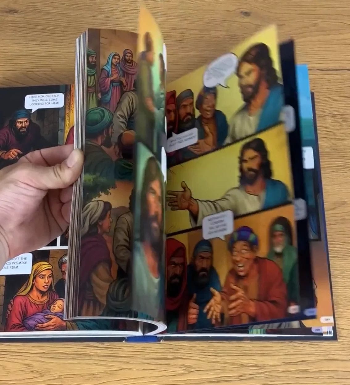 Customer photo review of Comic Bible Book