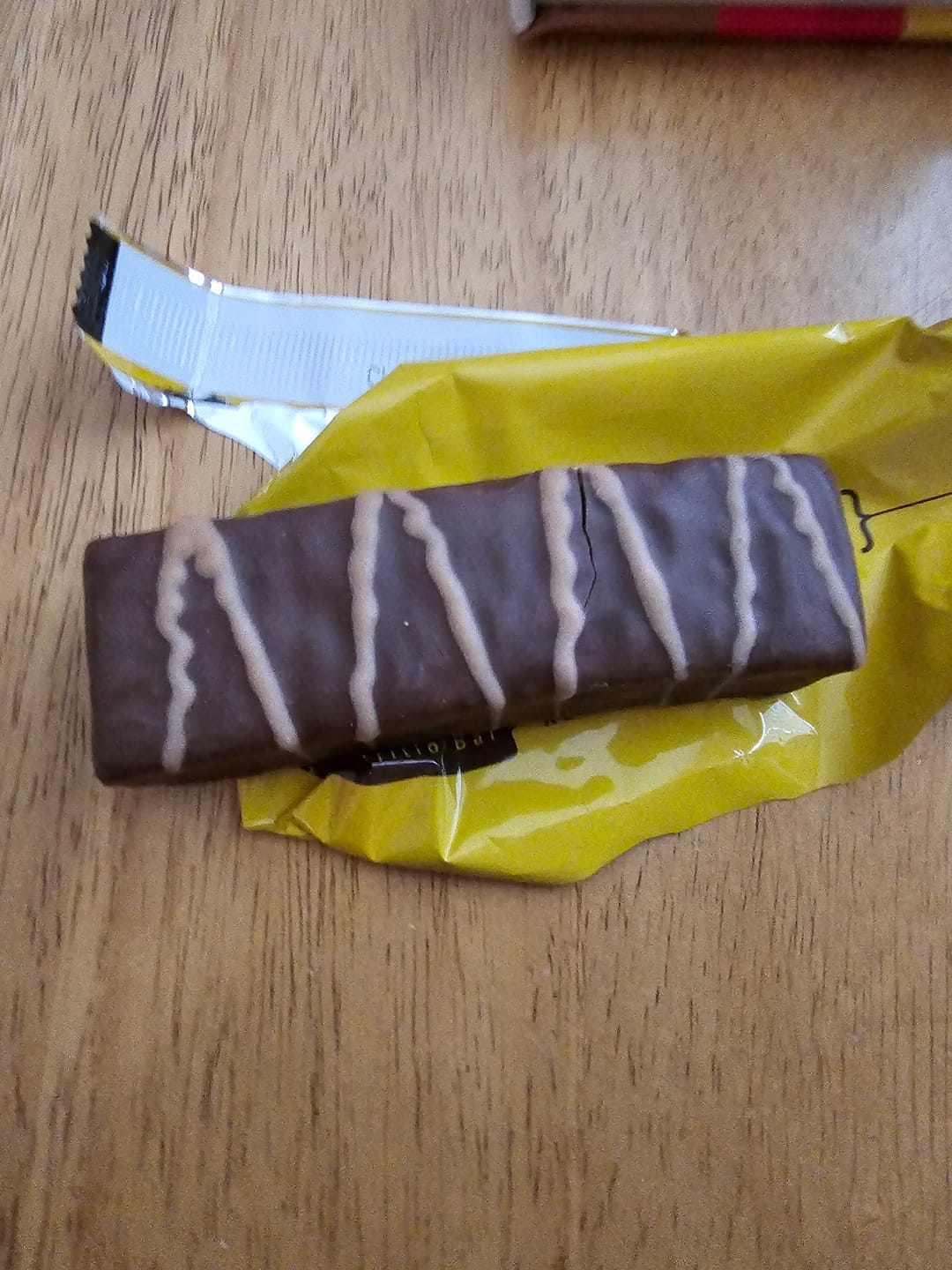 Customer photo review of Chocolate Caramel Wafer Bars