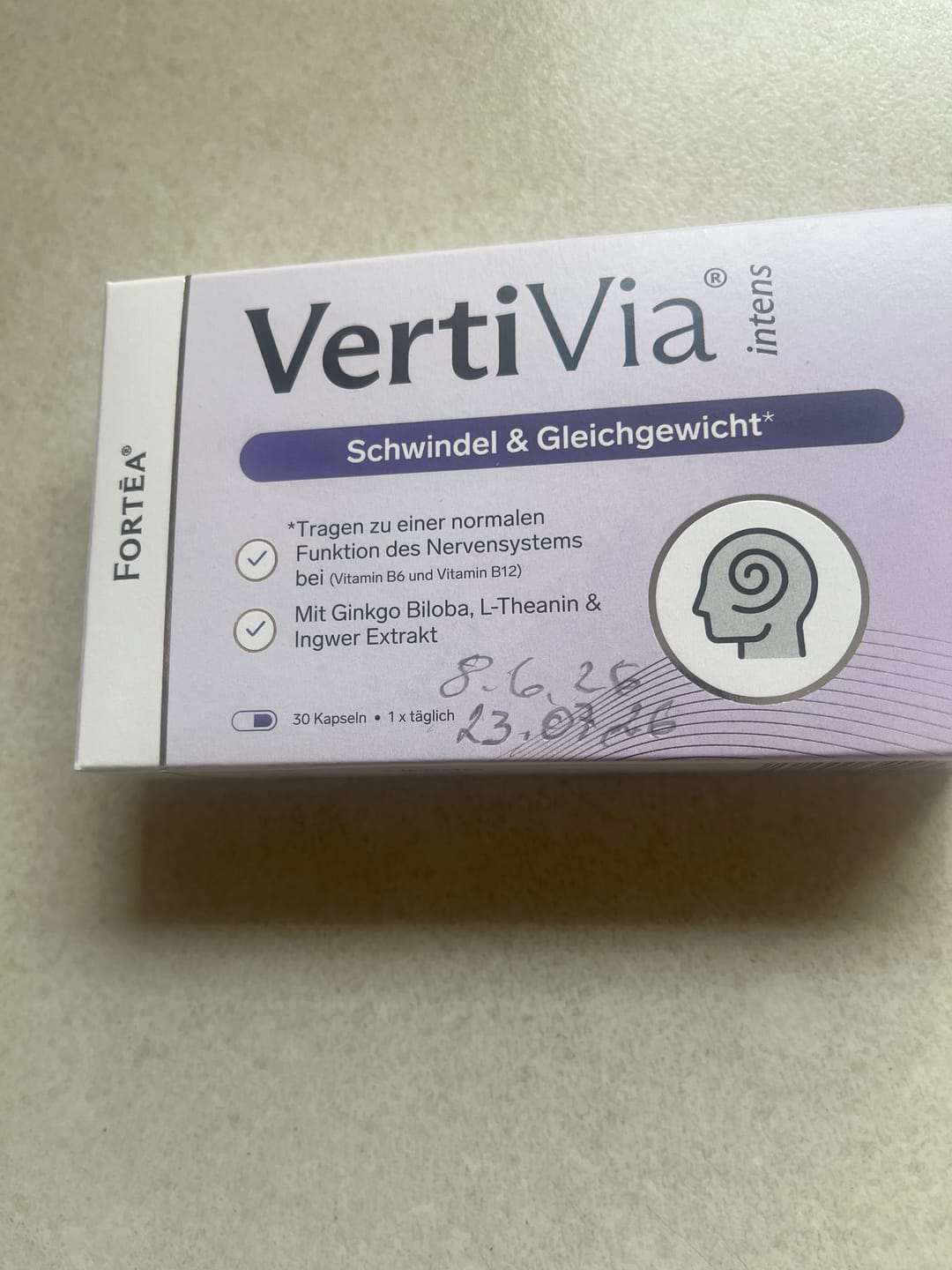 Customer photo review of VertiVia® intens – Schwindel & Gleichgewicht