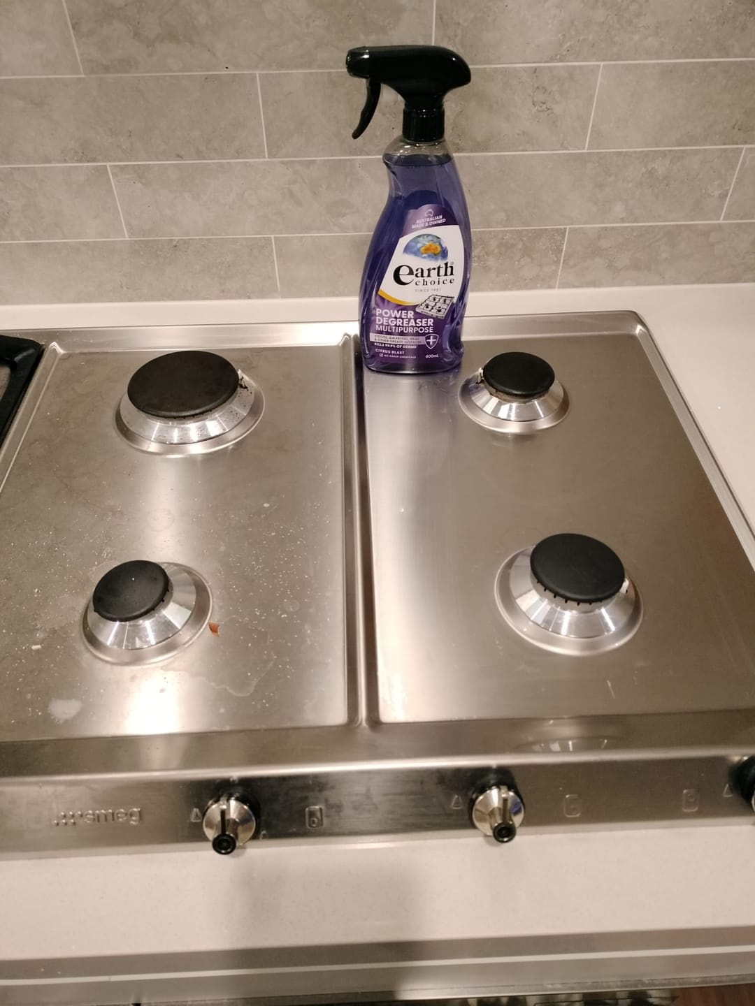 Customer photo review of Earth Choice Power Degreaser Multipurpose 600mL