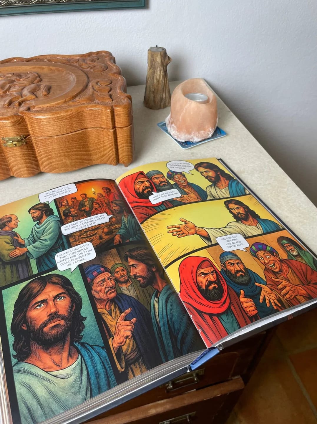 Customer photo review of Comic Bible Book