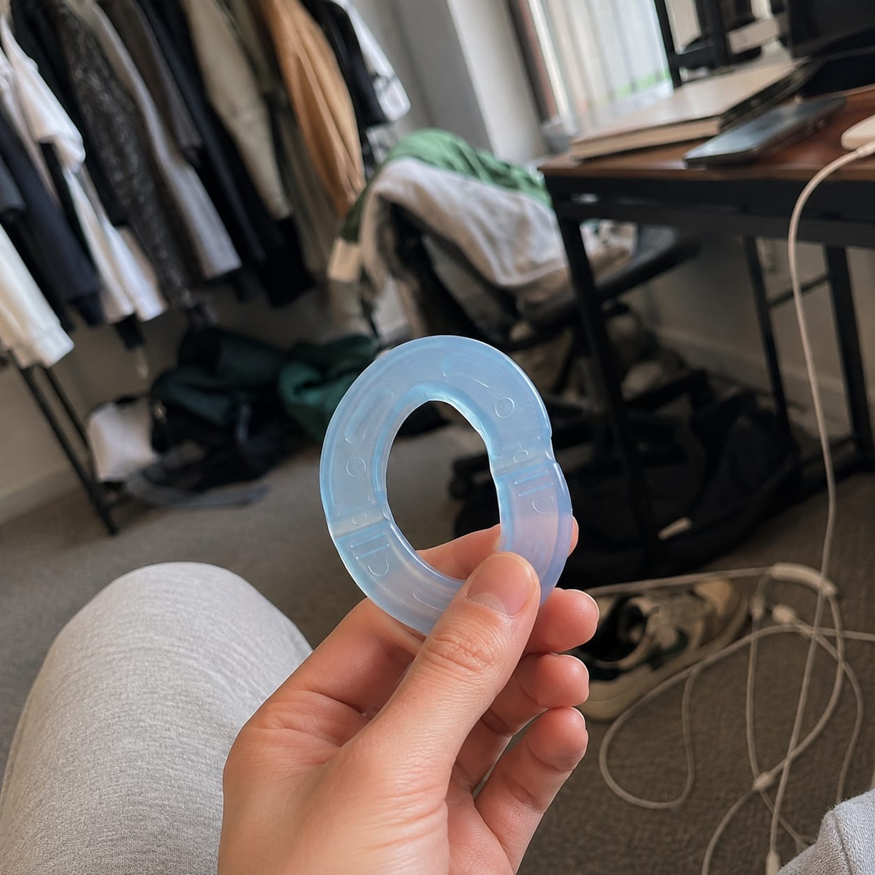 Customer photo review of GlowStep - Silent Anti-Snoring Mouth Guard™