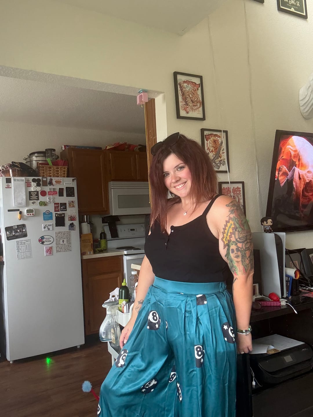 Customer photo review of Chalk it Up 8 Ball Pants