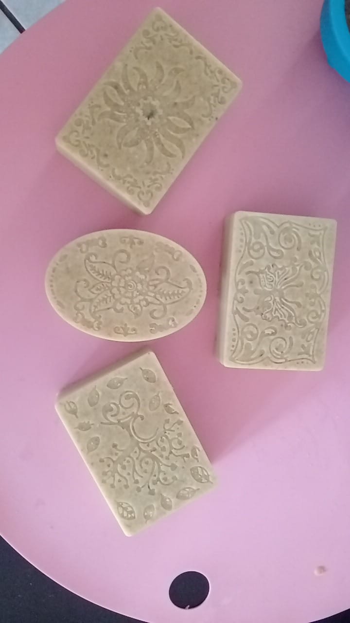 Customer photo review of Glicerina Manteca Karité con Cacao Base para Jabón