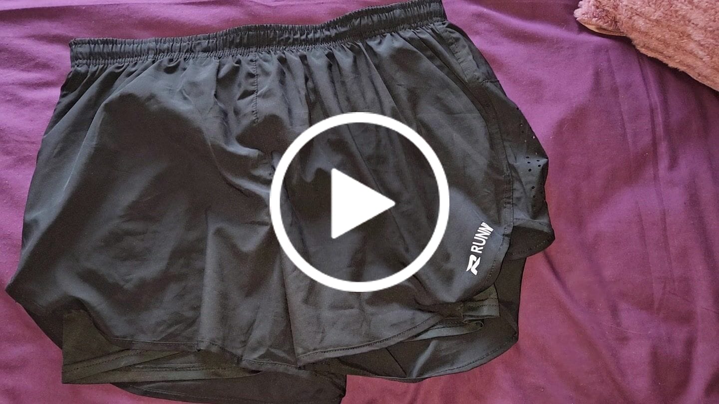 Customer video review of RUNNR 2-in-1 Running Shorts
