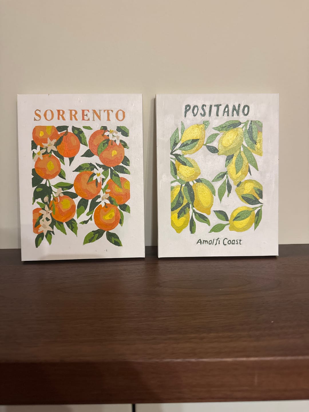 Customer photo review of 12 Mini Paintings | La Dolce Vita Bundle