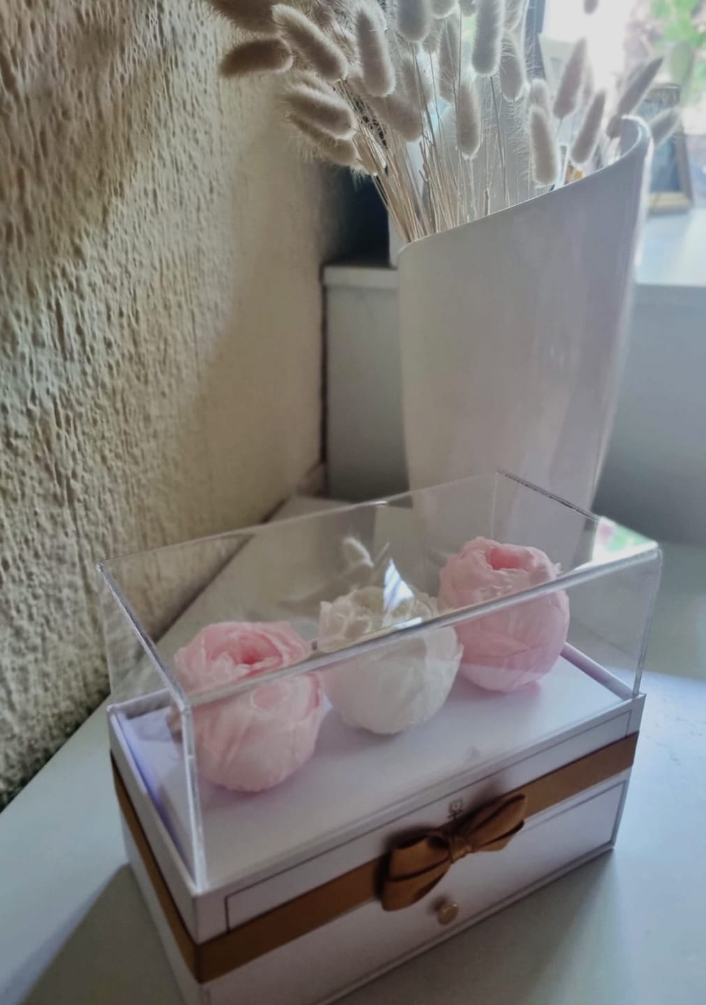 Customer photo review of Harmonia White | 3 Peonias