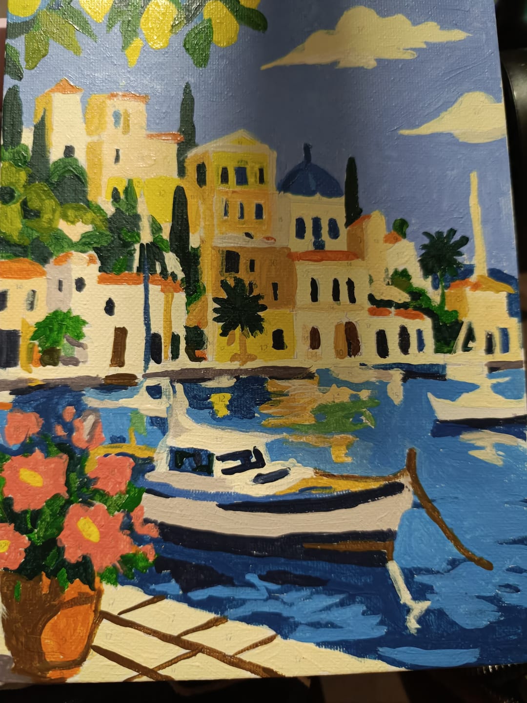 Customer photo review of 6 Mini Paintings - Mediterranean Dream Set