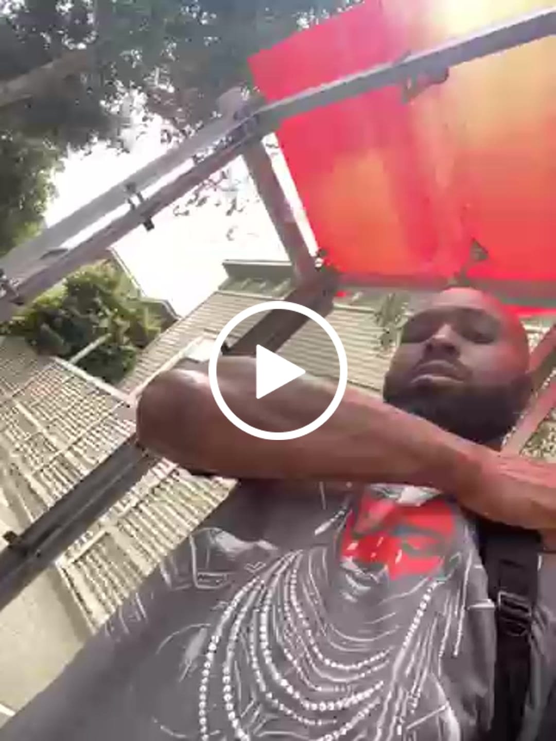 Customer video review of Golden Hieroglyphic Egyptian Ankh Tee
