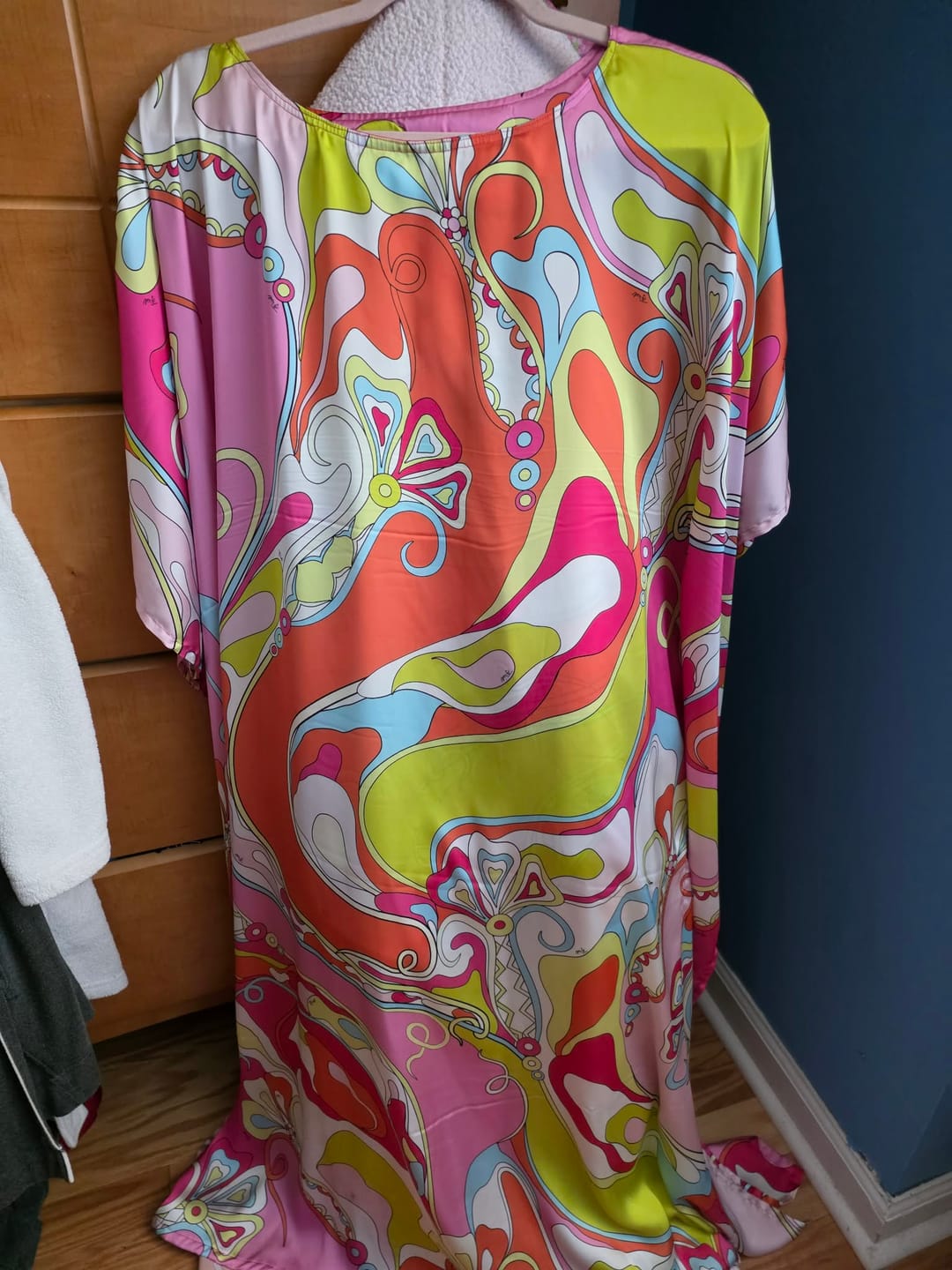 Customer photo review of Vibrant Paisley Fabric by the Metre