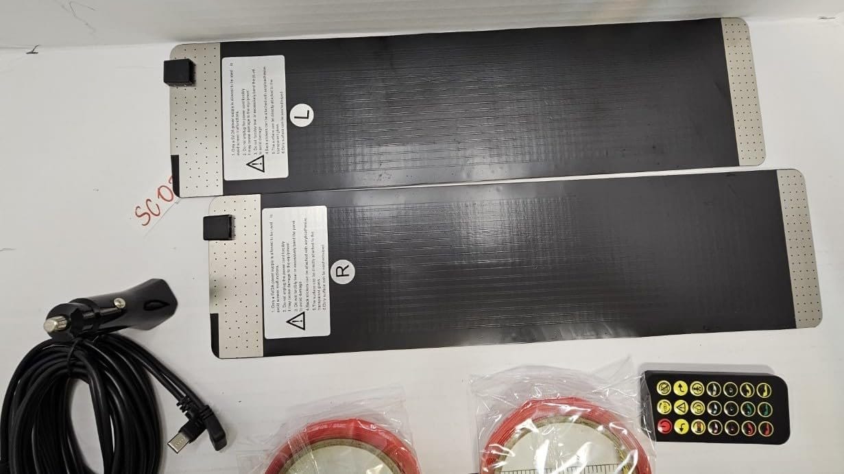 Customer photo review of BOLTHUT™ Flexible LED Matrix Panel — RGB Car Eyes, App & Remote