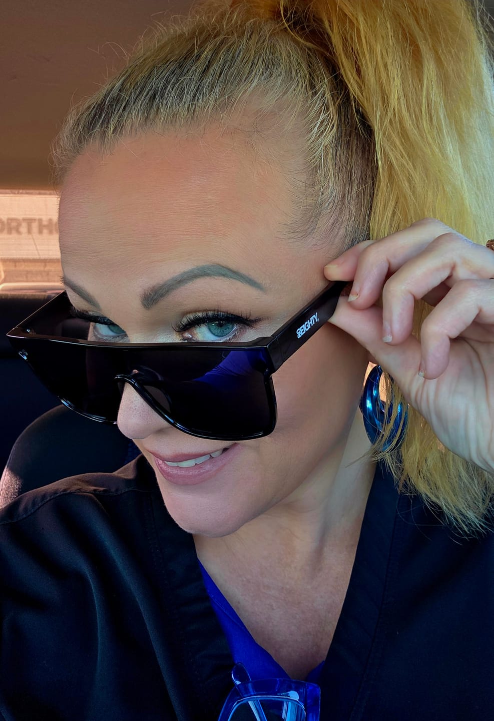 Customer photo review of 80Eighty® Polarized Murk Sunglasses