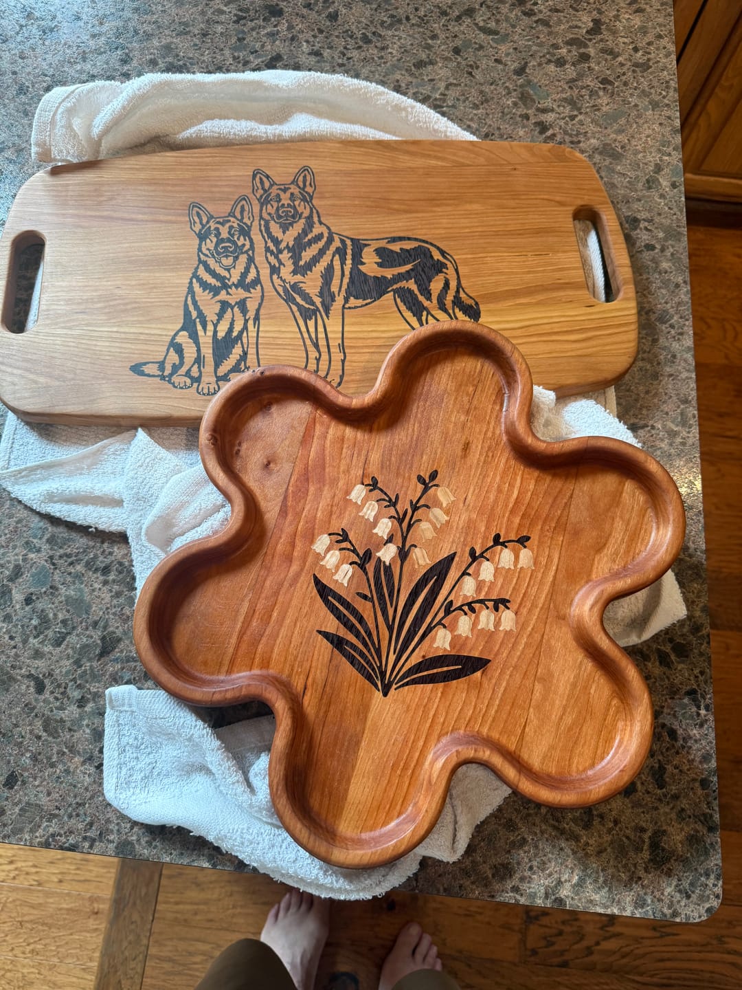 Customer photo review of 3/4'' x 5/8'' Bowl & Tray - 1/2'' Shank - BT575