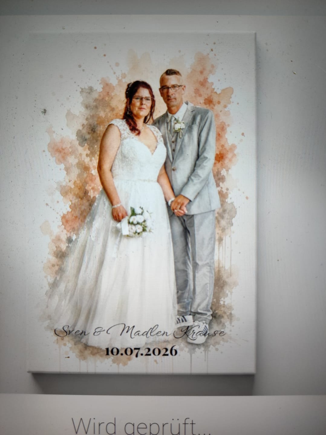 Customer photo review of Euer Foto als Kunstwerk – mit Live-Vorschau, als Poster oder Leinwand